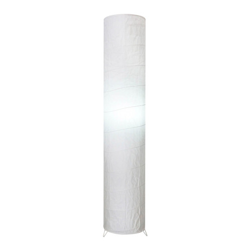 GoodHome Floor Lamp Undara E27, white