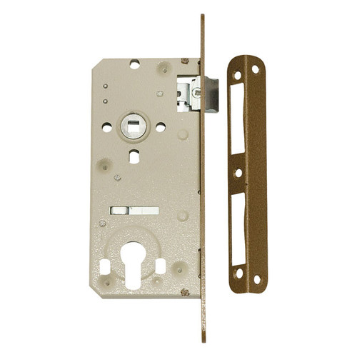 Mortise Lock, cylinder 90/50 mm, lacquered