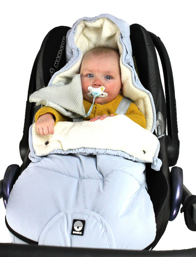 Dooky Car Seat Footmuff 0-9m, Frosted Blue Mountain