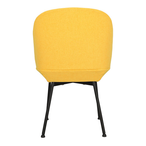 Upholstered Chair Cloe, yellow