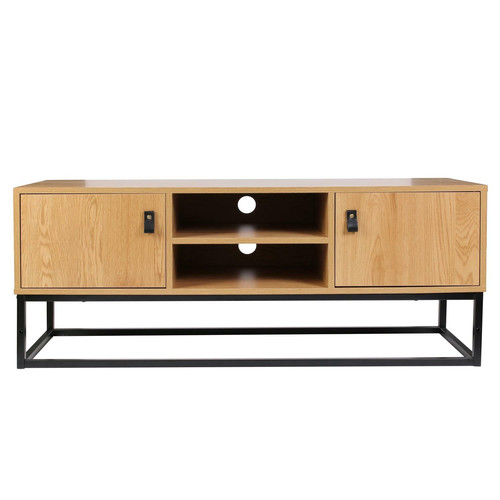 TV Cabinet Abbott, oak, black