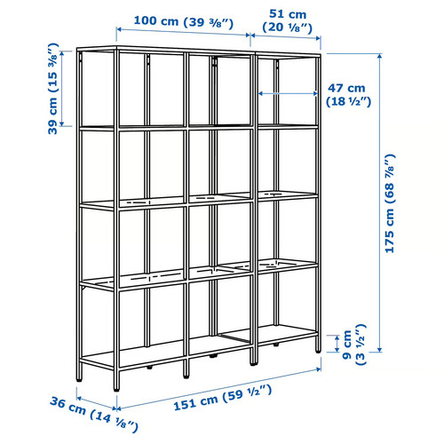 VITTSJÖ Storage combination