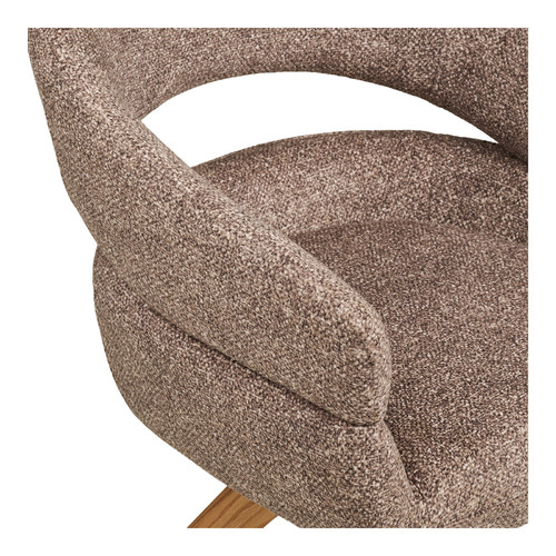 Swivel Dining Chair Dover, brown