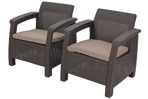 Outdoor Furniture Set CORFU FIESTA II, brown