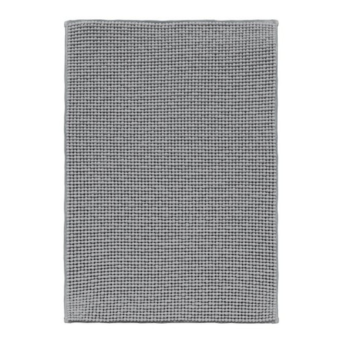 GoodHome Bath Mat Kina 50 x 70 cm, mineral grey