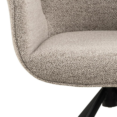 Swivel Chair Aura with Armrests Aura, beige