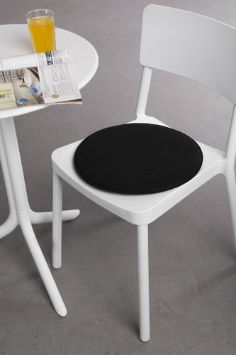 Chair Pad, round black