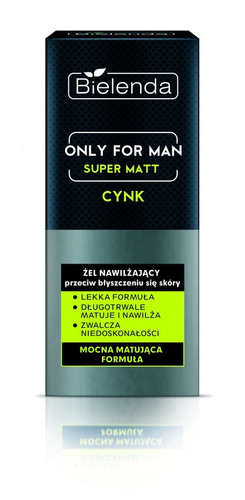 Bielenda Only For Man Moisturizing Face Gel Super Matt 50ml