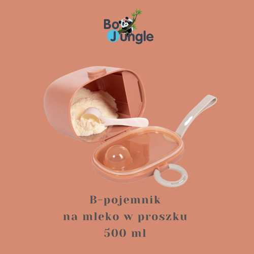 Bo Jungle Powder Milk Storage Container Box 500ml, terracotta