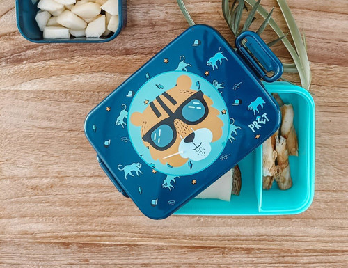 PRET Lunch Box Tiger Navy