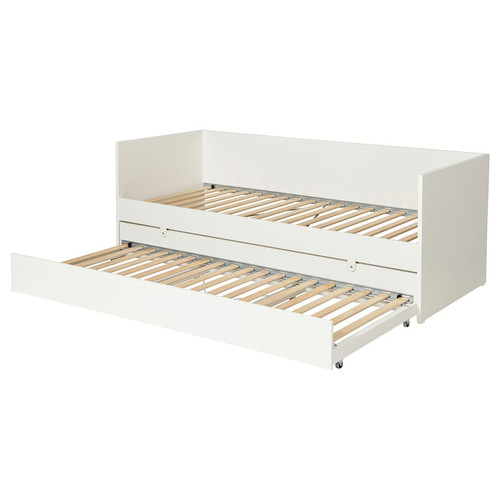 VIHALS Trundle bed, white, 80x200 cm