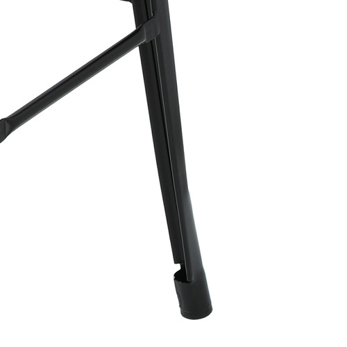 Bar Stool Paris Back Short 75cm, black