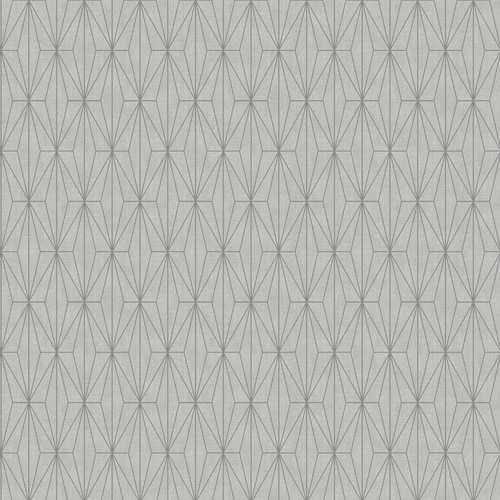 GoodHome Vinyl Wallpaper on Fleece Aytasi, silver