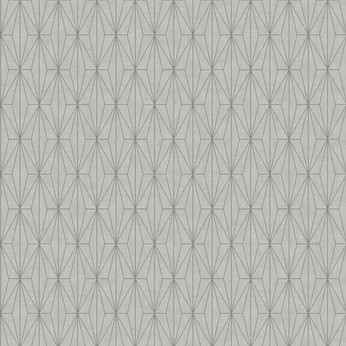 GoodHome Vinyl Wallpaper on Fleece Aytasi, silver