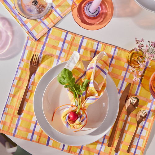 TJÄRLEK Place mat, multicolour, 35x45 cm