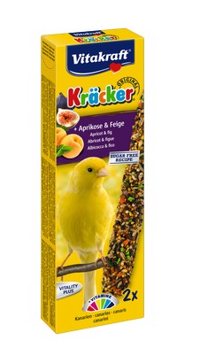 Vitakraft Kracker Seed Snack for Canary Fruit 60g 2-pack