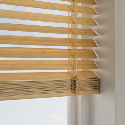 VECKLARFLY Venetian blind, bamboo, 80x155 cm