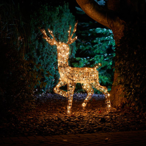 LED Rattan Reindeer Christmas Decoration