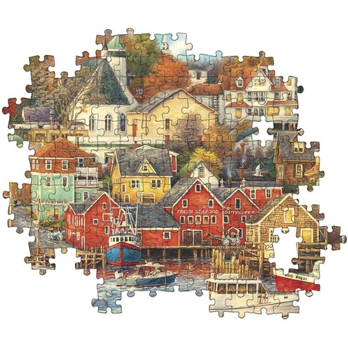 Clementoni Jigsaw Puzzle High Quality Collection Good Times Harbor 1500pcs 10+