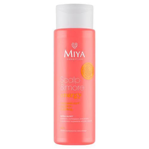 MIYA Scalp&More Energy Strenghtening Shampoo with Caffeine 97% Natural 300 ml