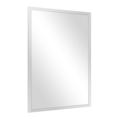 Mirror 50x70 cm, silver aluminum frame