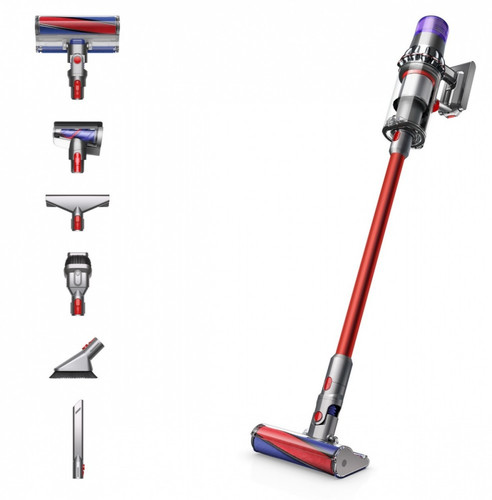 Dyson V11 Fluffy Cordless Stick Vacuum Cleaner, Nickel/Red
