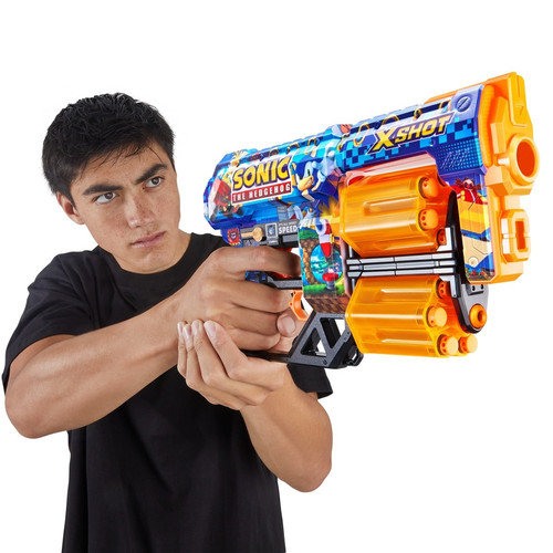 ZURU X-Shot Launcher Skins Dread Sonic the Hedgehog 8+