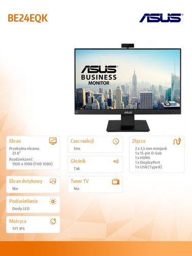 ASUS 23.8" Business Monitor BE24EQK