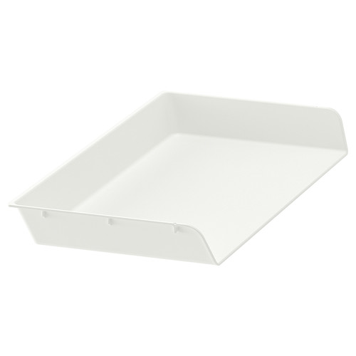 UPPDATERA Adjustable add-on tray, white, 25x50 cm
