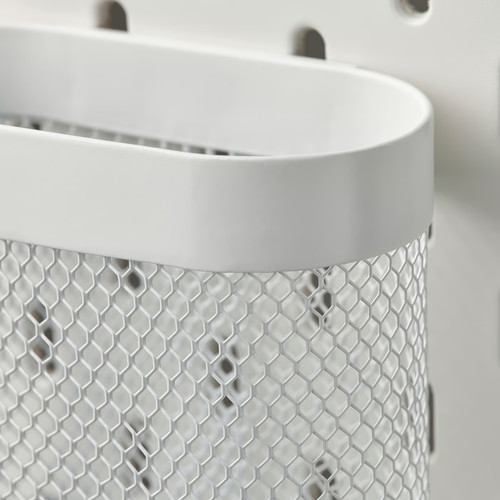 SKÅDIS Storage basket, set of 3, white