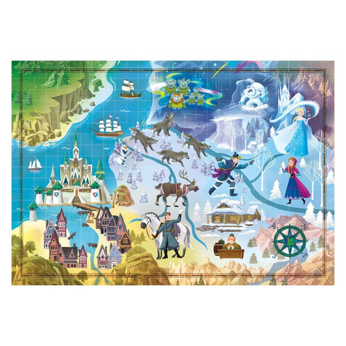 Clementoni Jigsaw Puzzle Disney Frozen Story Maps 1000pcs 3+