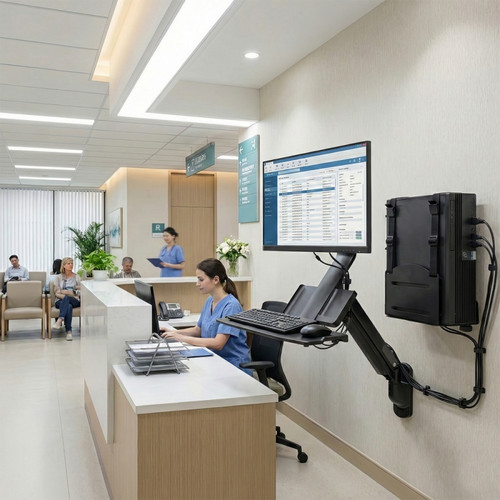 MacLean Monitor And Keyboard Wall Mount MC-838