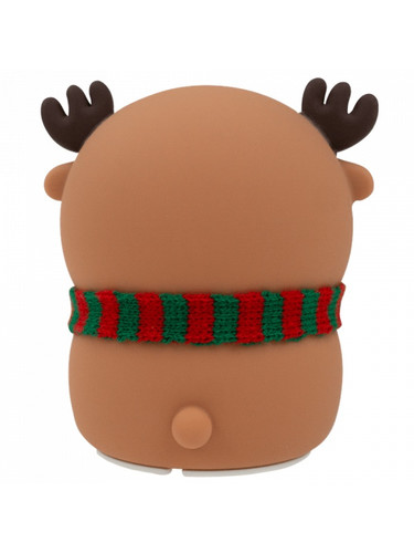 MARY'S LED Reindeer Night Light with Scarf, Brown