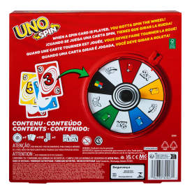 UNO Spin Card Game JGR00 7+