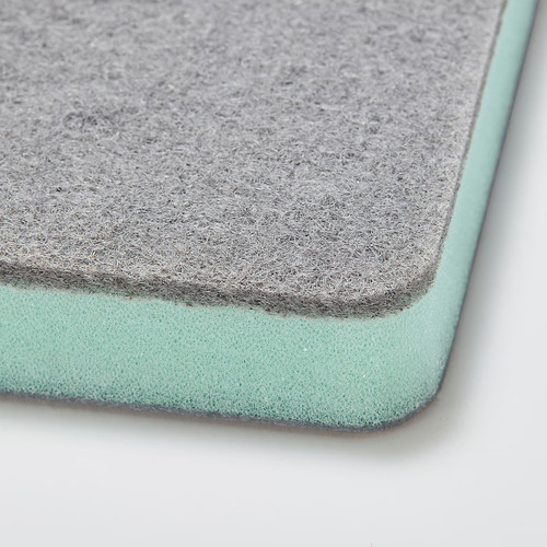 SVAMPIG Sponge, grey-green, 3 pack