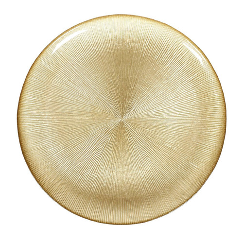 Plate Dore 27cm, gold