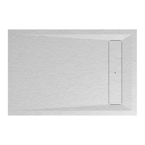 GoodHome Shower Tray, rectangular, 80x120 cm, white