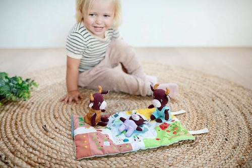 LILLIPUTIENS - Mini - cuddly family of fudges with a fold-out mat Rosalie Fudge 2+