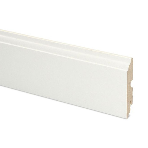 GoodHome MDF Skirting Board 16 x 90 x 2200 mm, white
