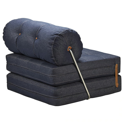 VÅRKUMLA Chair-bed, Vansta blue