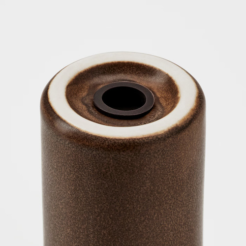 BRUGDHAJ Salt/pepper shaker, set of 2, brown, 9 cm