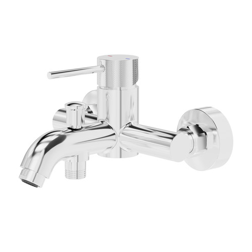 GoodHome Bath Mixer Tap Owens, silver