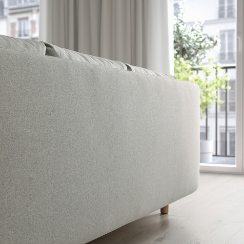 GRUNNARP 3-seat sofa-bed, Gunnared beige