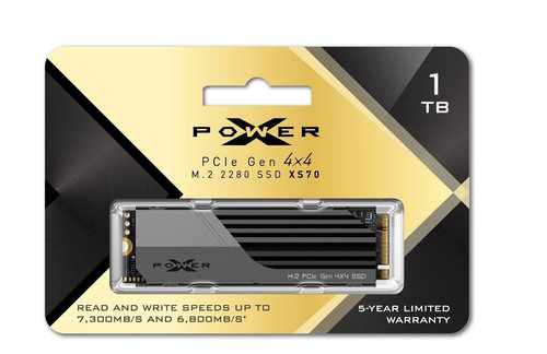 Silicon Power SSD XPOWER XS70 1TB 7300/6000MB/s M.2 PCIe 4x4 NVMe 1.4