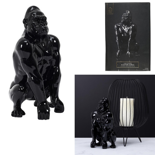 Decoration Gorilla, black