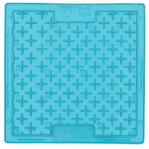 LickiMat Buddy for Dogs, soft, turquoise