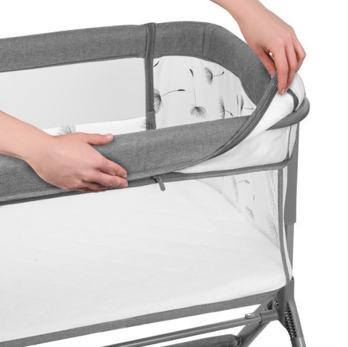 Lionelo Travel Cot Leonie Plus Grey Stone 0+