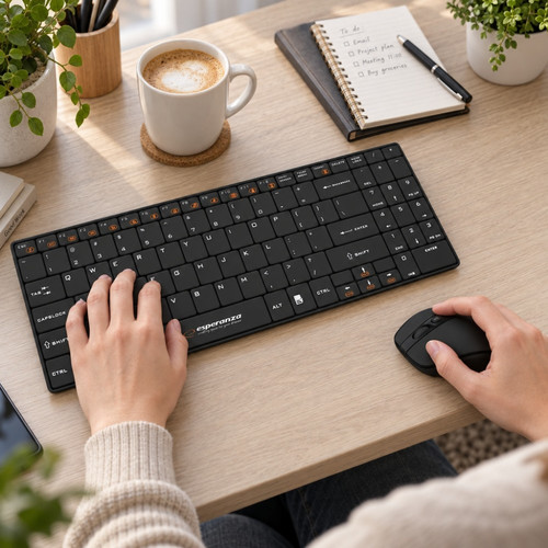 Esperanza Wireless Set Keyboard & Mouse 2.4GHz EK122K