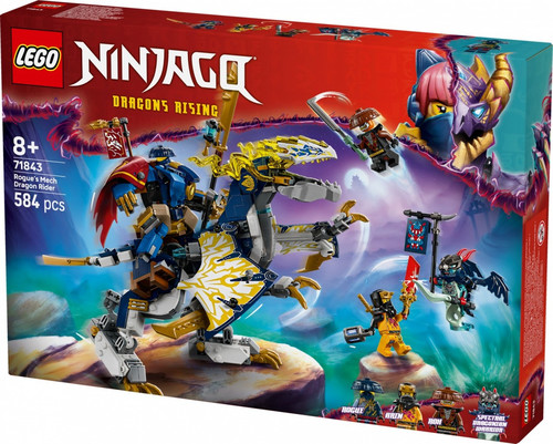 LEGO Ninjago Rogue's Mech Dragon Rider 71843 8+