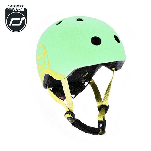 SCOOTANDRIDE XXS-S Helmet for Children 1-5 years, Kiwi